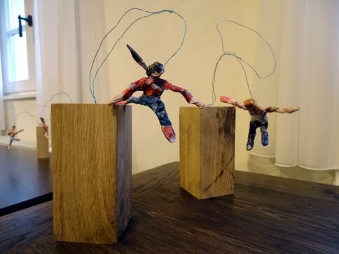 Ausstellung mit Arbeiten der OGS Kinder unter der Leitung von Marlies Penner 23.04.2017